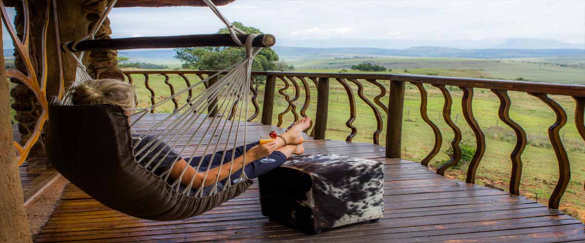 Antbear Eco Lodge — Drakensberg eco lodge photograph